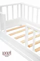 Lit pour bébé et enfant unisexe en bois naturel