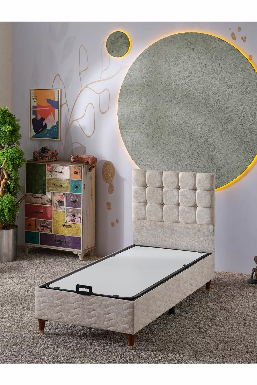 Set Singolo 3 Pezzi Bengü Letto+Rete+Testata