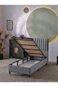 Ezgi Ensemble 3 pièces pour une personne (Sommier + Tête de lit + Matelas) (Lin Gris)
