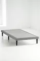 Niron Slim Bed - Eenpersoonsbedbodem - Met metalen frame, hoge poten en linnen hoes