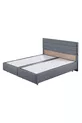 Sofia Set Letto Matrimoniale con Testiera Grigio