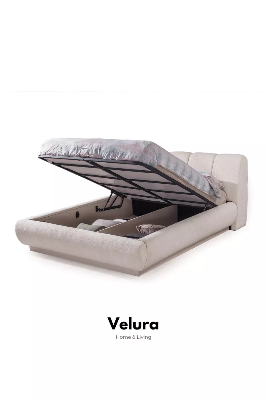 Tress Schlafzimmer Set (9-türiger Eckschrank + Kommode + Nachttisch + Bettgestell)