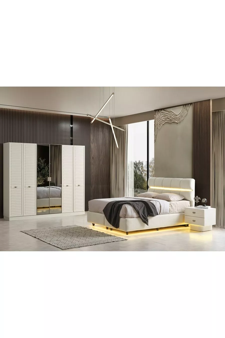 CAMERA DA LETTO BOSTON IN MDF