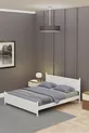 GM MODERN HOUTEN EN METALEN TOTAAL WIT TWEepersoonsbed