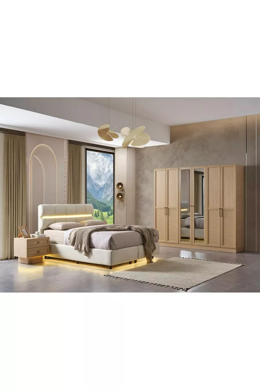 CHAMBRE À COUCHER LUPIN EN MDF