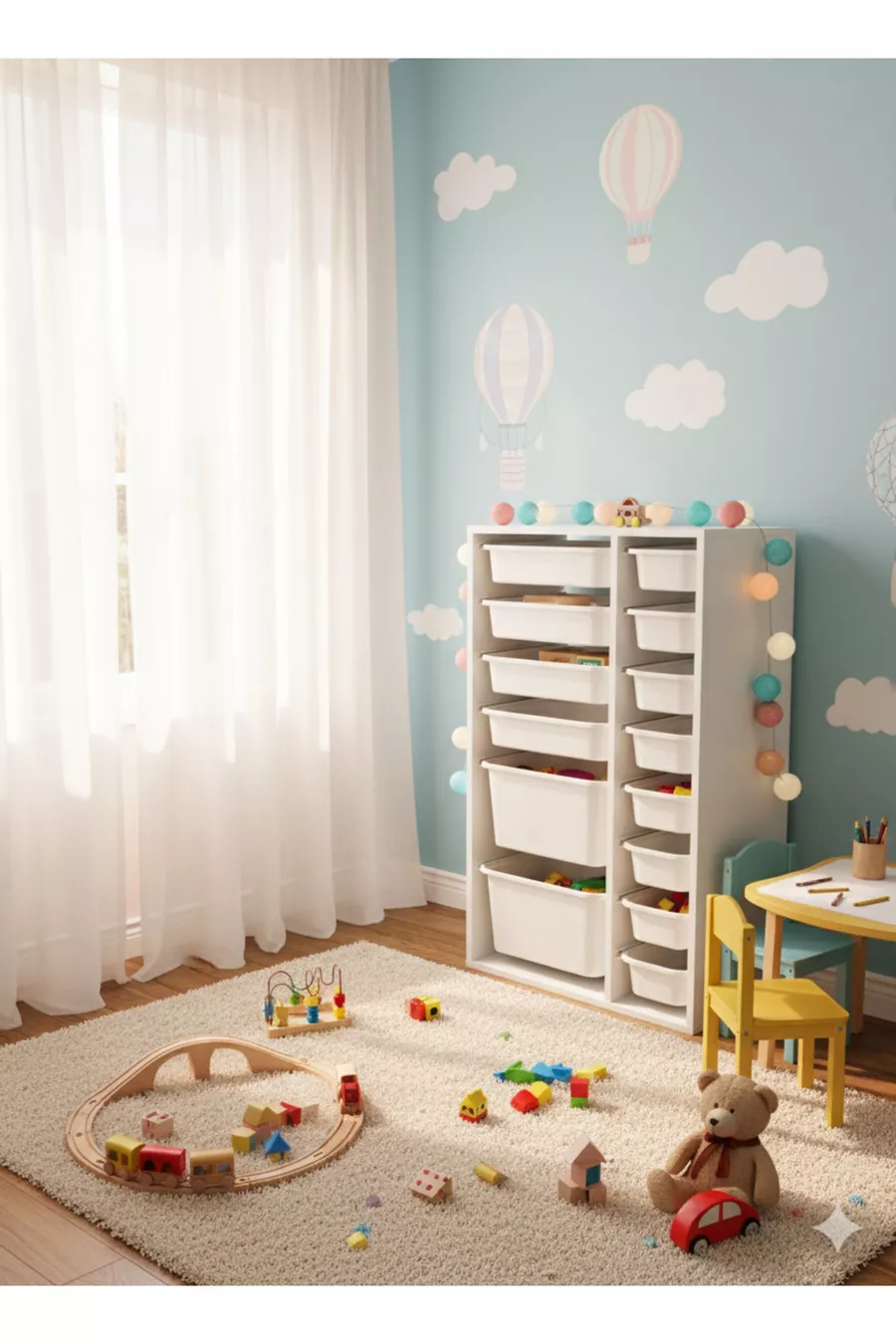 Lade Multifuntionele Speelkast en Opbergunit – Kinderkamer Organizer MET ETIKET CADEAU