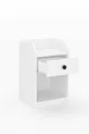 Camera da letto Urartu comodino bianco con un cassetto
