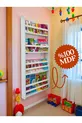 Bibliothèque Carmen à 4 étagères - Couleur blanche Bibliothèque Montessori - Bibliothèque pour chambre d'enfant