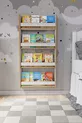 Montessori 4 Raflı Çocuk Kitaplığı * Cm Beyaz