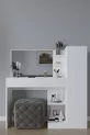 Orkide Makyaj Masası, 1 Çekmeceli, Dolaplı, Aynalı