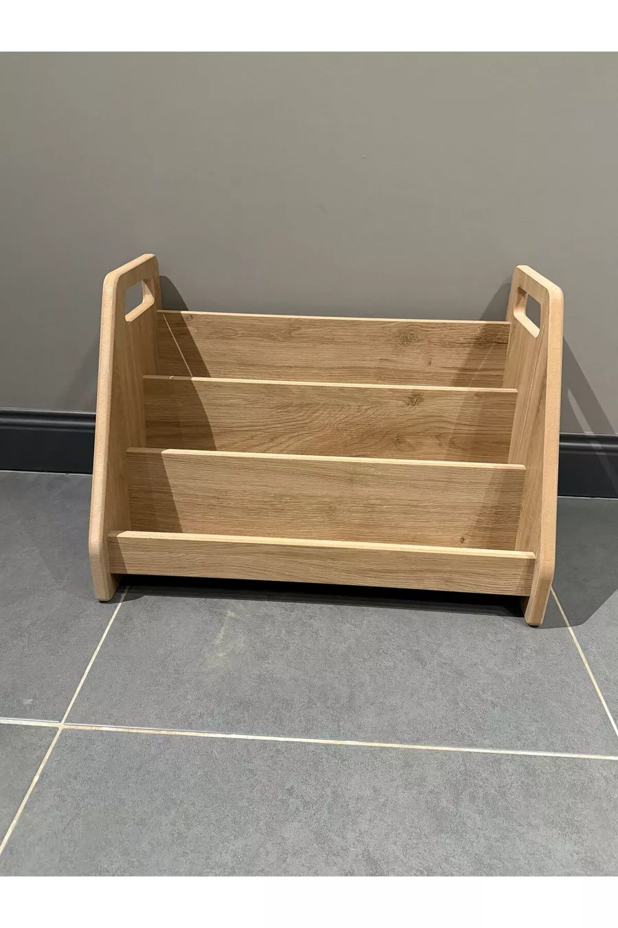 Montessori 3 Raflı MDF Çok Kullanışlı Kitaplık