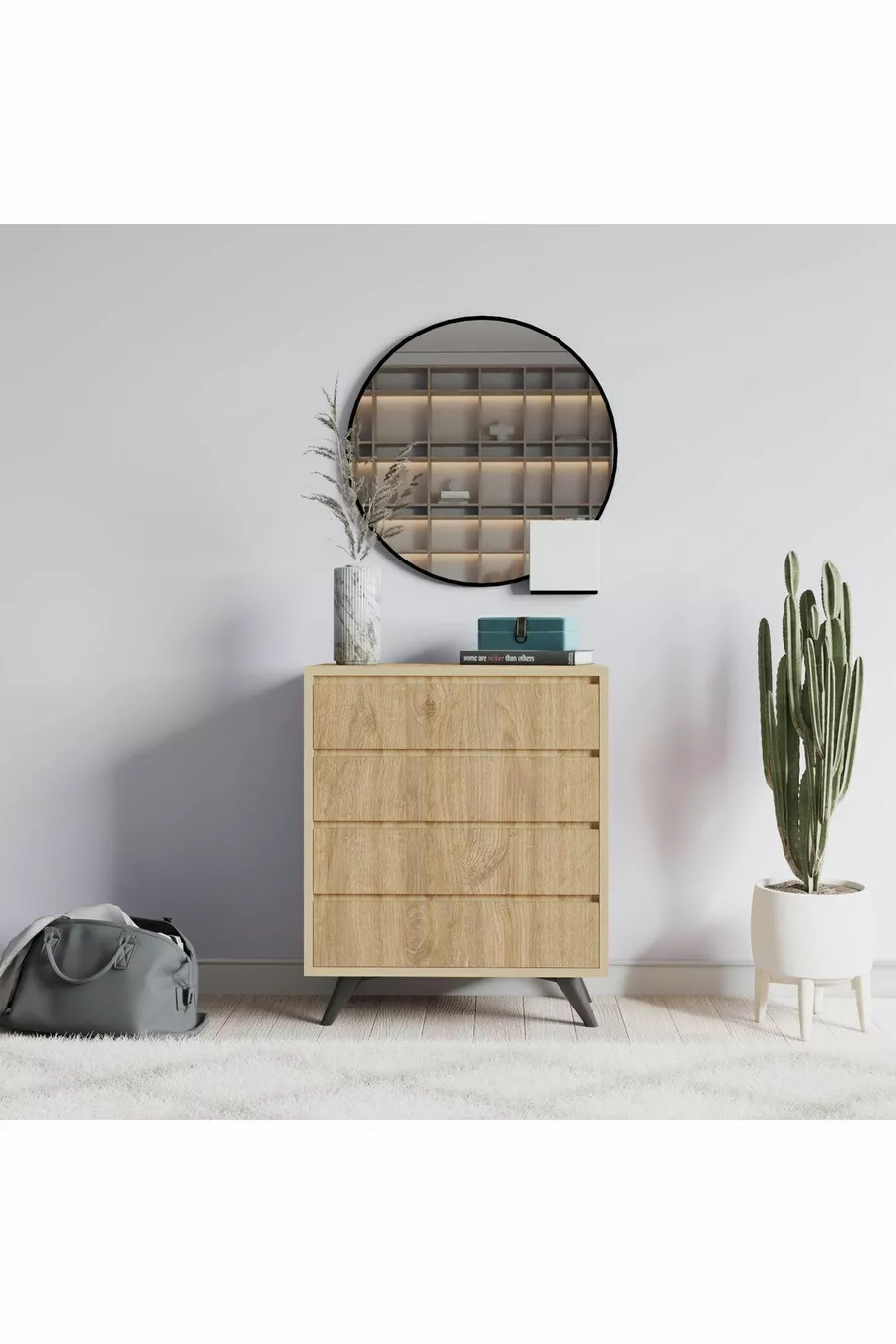 Commode Suvera à 4 tiroirs