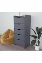 LODOS 5 Schubladen Antrazit Kommode