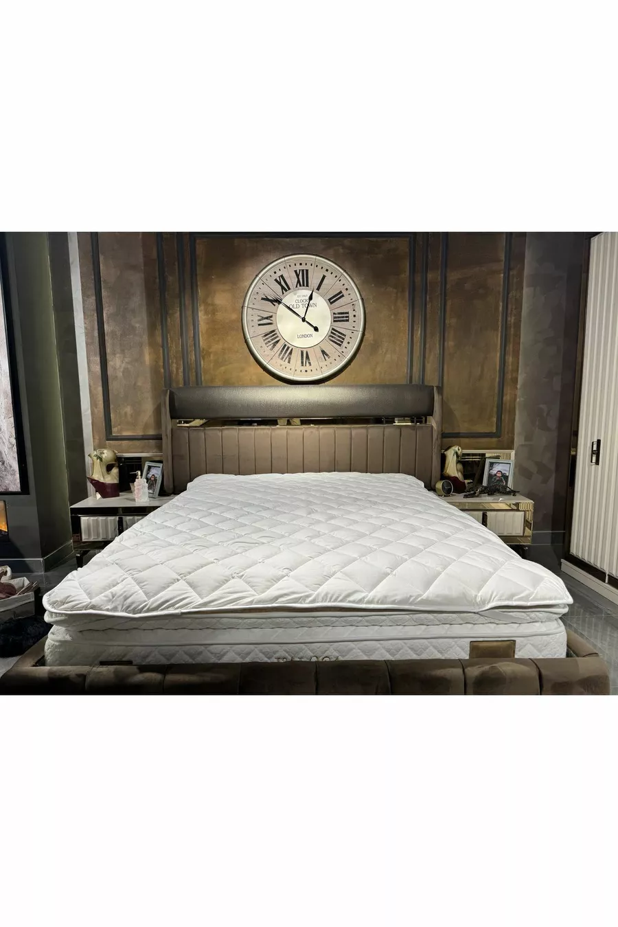 Protège-matelas en laine d'agneau Mérinos, protège-lit, matelas (% laine d'agneau Mérinos)