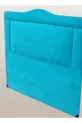 Title DK Single Person Foal Feather Turquoise Fabric Embossed Model Handmade