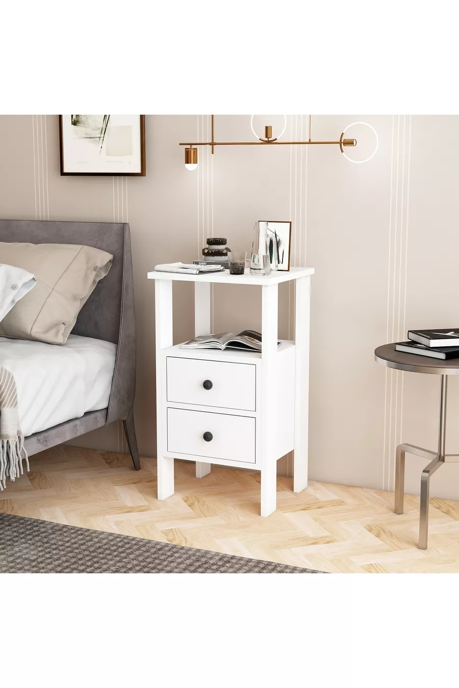 Mobiga Misty Nightstand Dresser