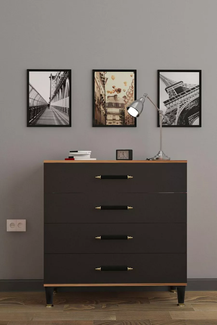 Melody Dresser Anthracite