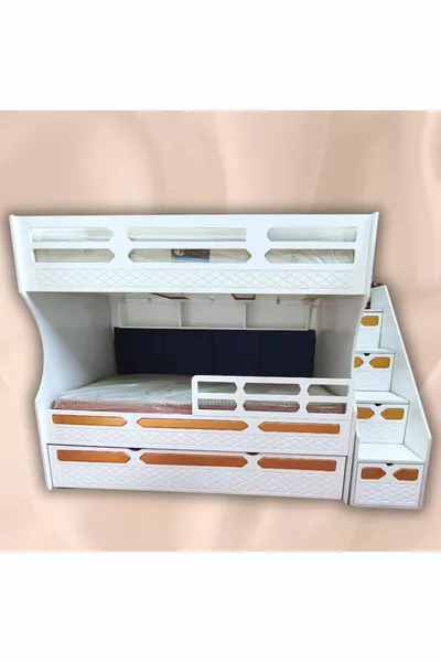 سرير بطابقين من خشب MDF لييرا