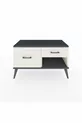 Commode Hyperion 2 Tiroirs Pierre de Lune-Anthracite/Pierre de Lune