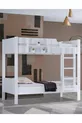 Lits superposés, Lit superposé escamotable Asya, Lit superposé double blanc - Cm