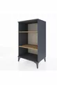 Chevet Hyperion à 2 étagères Anthracite-Bois de pin