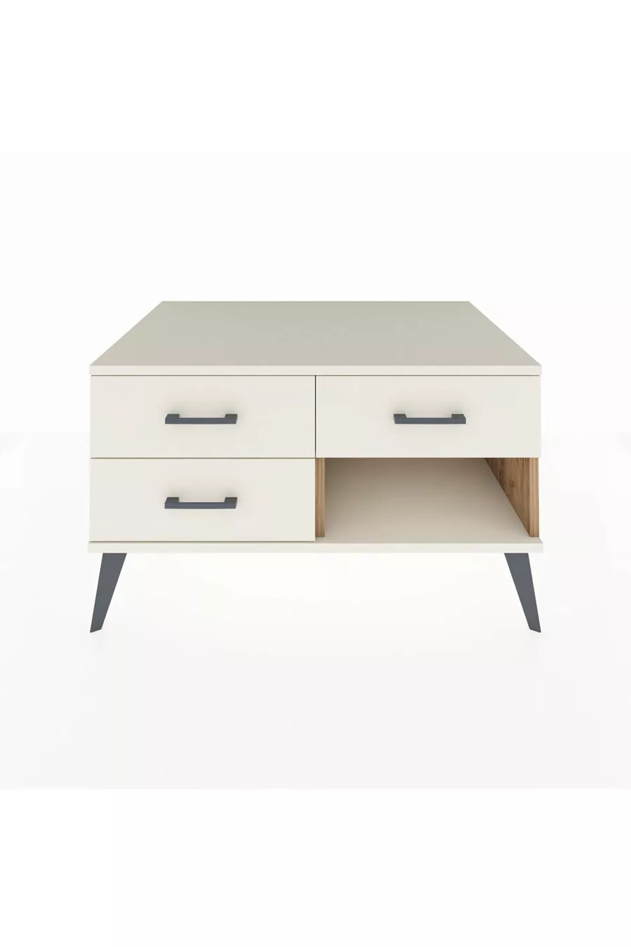 Commode Kronos à 3 tiroirs Pin-Pierre d'Agate