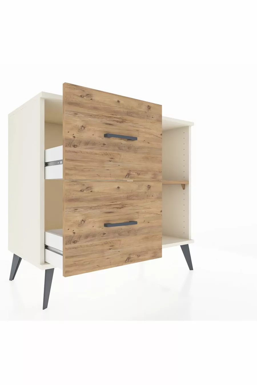 Hyperion Dressoir Met Eén Plank En 2 Lades Agaat-Plant