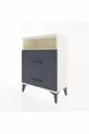 Comodino Arges con 1 ripiano e 2 cassetti Atesino-Antracite
