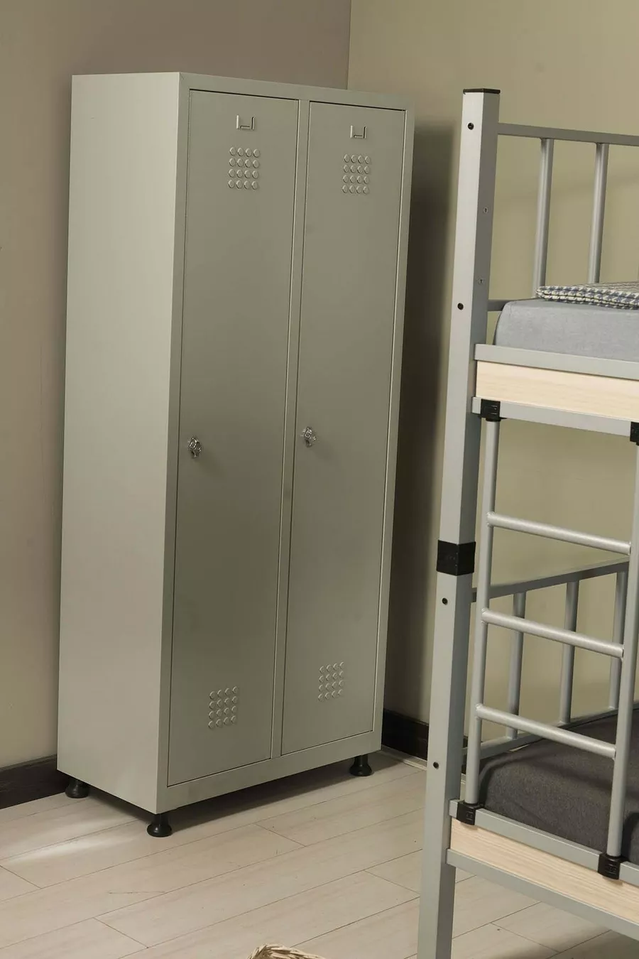 Dormitory Youth Kids Room Metal Bunk Bed and Bed Frame