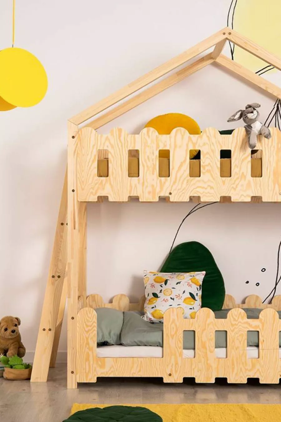 Markaawm Montessori Loft Bed with Bunk Frame Children's Bed Palazzo