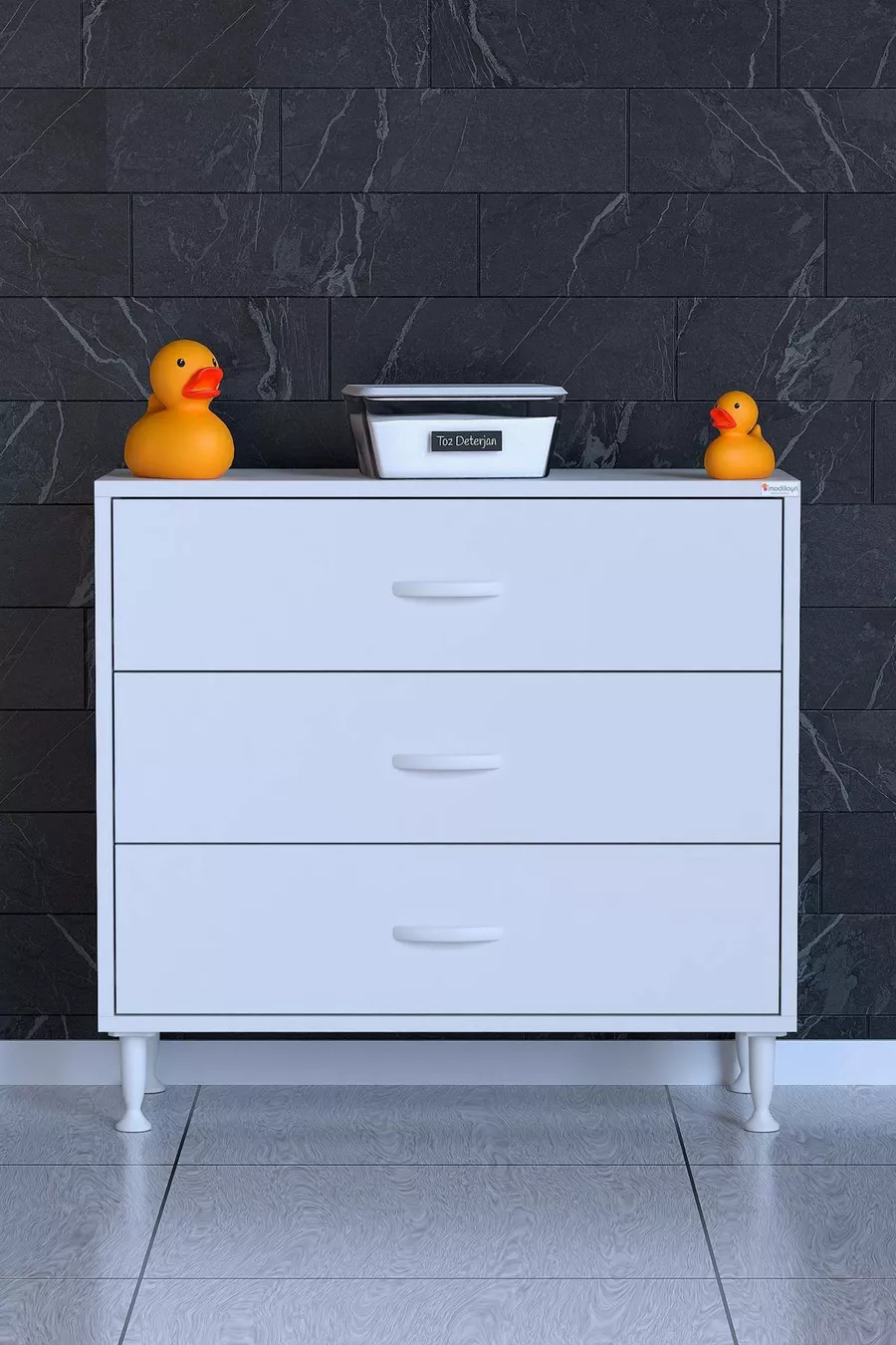 SÖKE, 3-Drawer, Freestanding, Multi-Purpose Bathroom Cabinet (available in different widths)