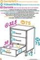 SÖKE, 3-Drawer, Freestanding, Multi-Purpose Bathroom Cabinet (available in different widths)