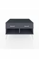 Commode Kronos 2 tiroirs Anthracite-Anthracite