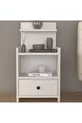 Модерен нощен шкаф с рафтове и чекмеджета, 100% MDF