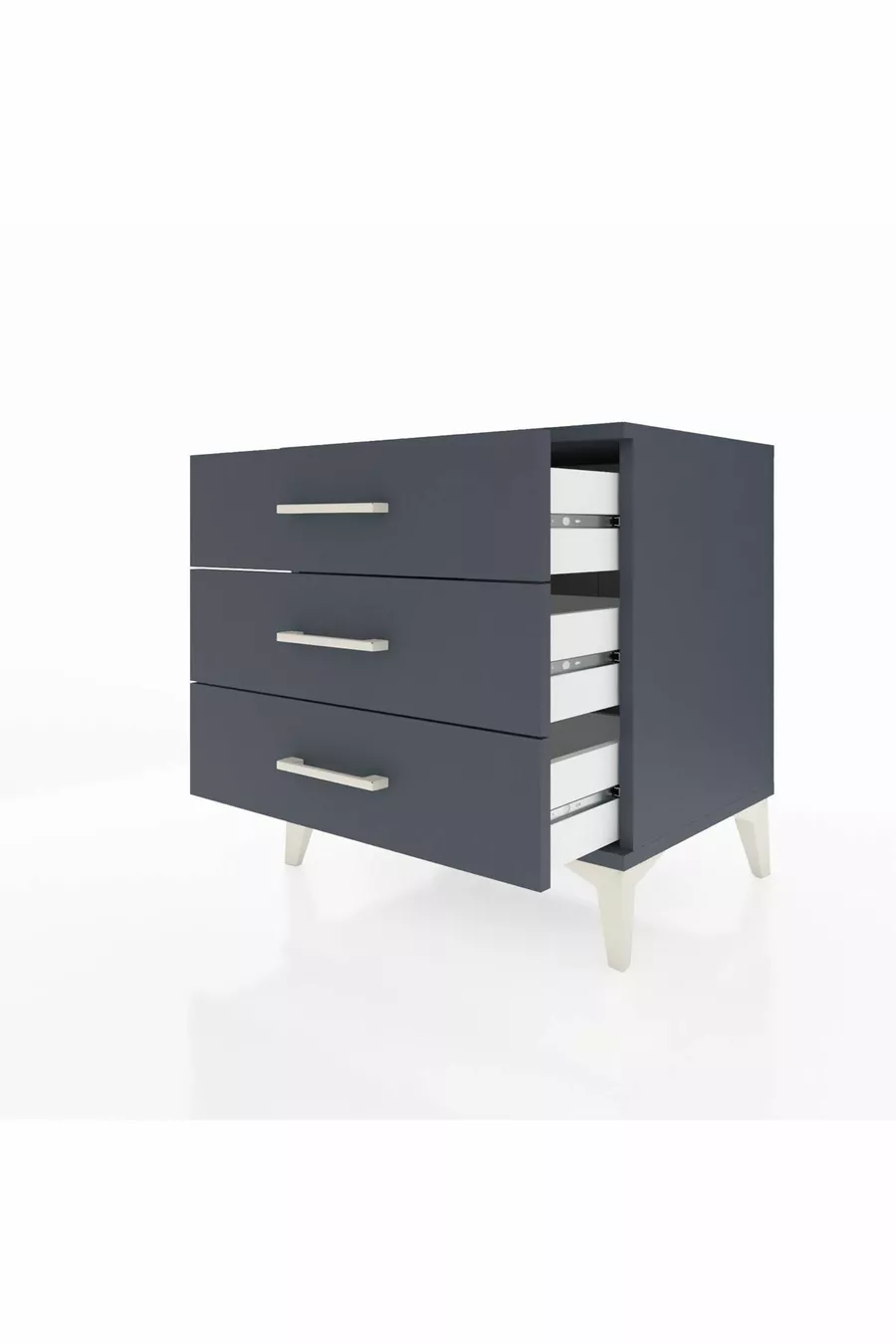 Hyperion Commode 3 Lades Antraciet-Antraciet
