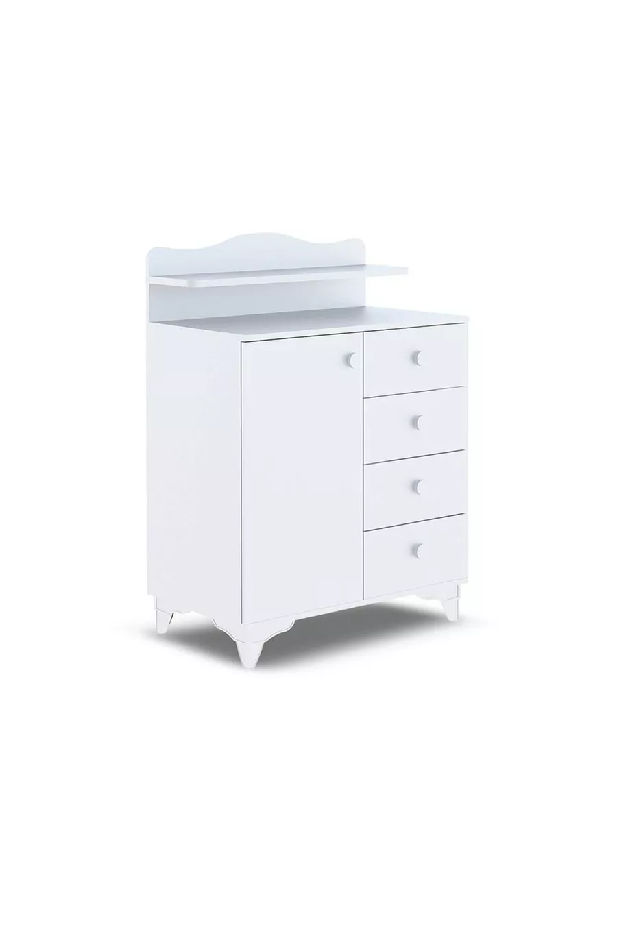 Commode Nevada blanc mat