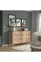 Commode à 8 tiroirs, gris-brun, cm