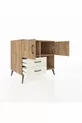 Kronos Dressoir 2 Planken 2 Lades 2 Deuren Dennen-Dennen/Steenachtig