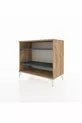 Commode Hyperion 2 étagères Pin-Anthracite