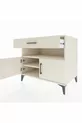 Kronos Dressoir met 2 planken, 1 lade en 2 deuren, Maansteen-Maansteen