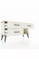 Commode Arges 3 tiroirs Pierre d'Agate-Pin/Pierre d'Agate