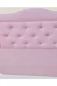 Titre DK Tissu en duvet de poulain pour une personne Couleur rose poudré Fait main