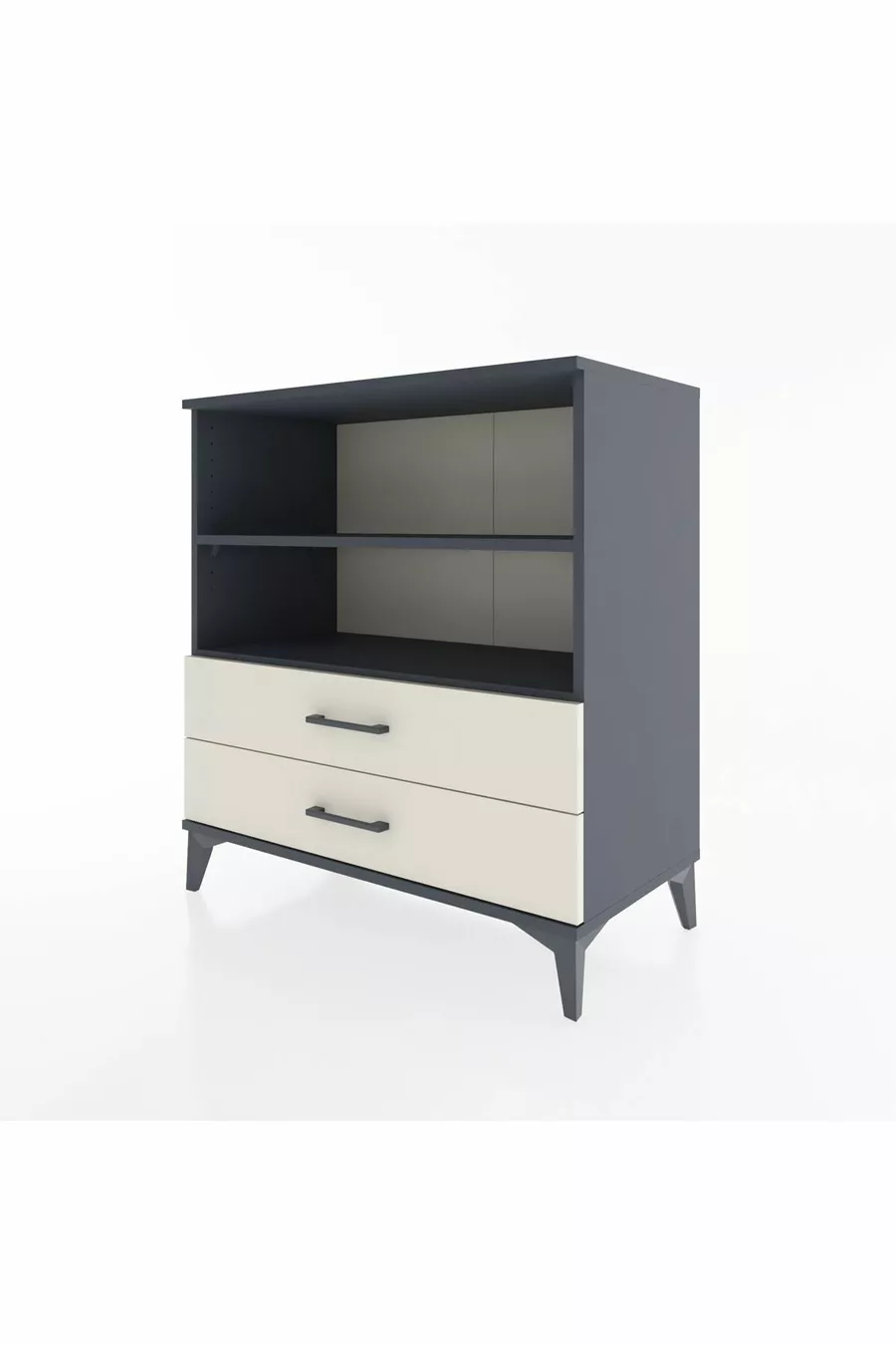 Hyperion Dressoir 2 Planken 2 Laden Antraciet-Leisteen