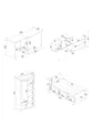 Akser Jongenskamer 4-delig Set – Wit (Bureau, Bed, Kast, Wandplank)