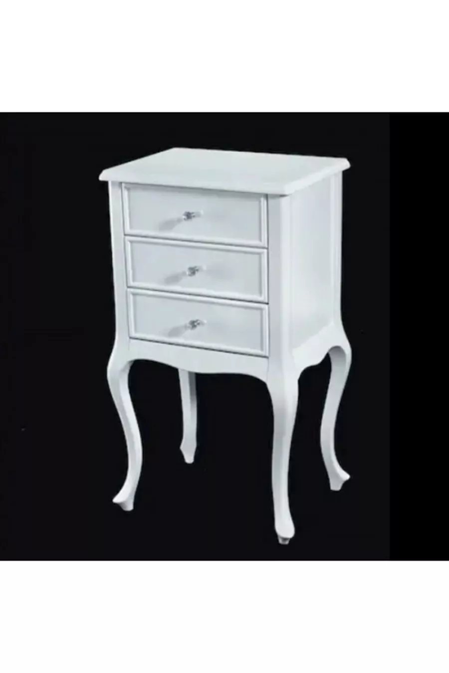 Table de chevet à 3 tiroirs, table de nuit, table d'appoint, commode