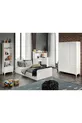Ensemble chambre d'adolescent moderne Akasya blanc - 4 pièces et entièrement en MDF de première qualité