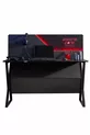 Chambre d'ado avec thème gamer - Armoire à 2 portes, Lit, Table de chevet, Bureau