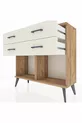 Commode Arges 4 tiroirs Pin-Pin / Pierre de lune
