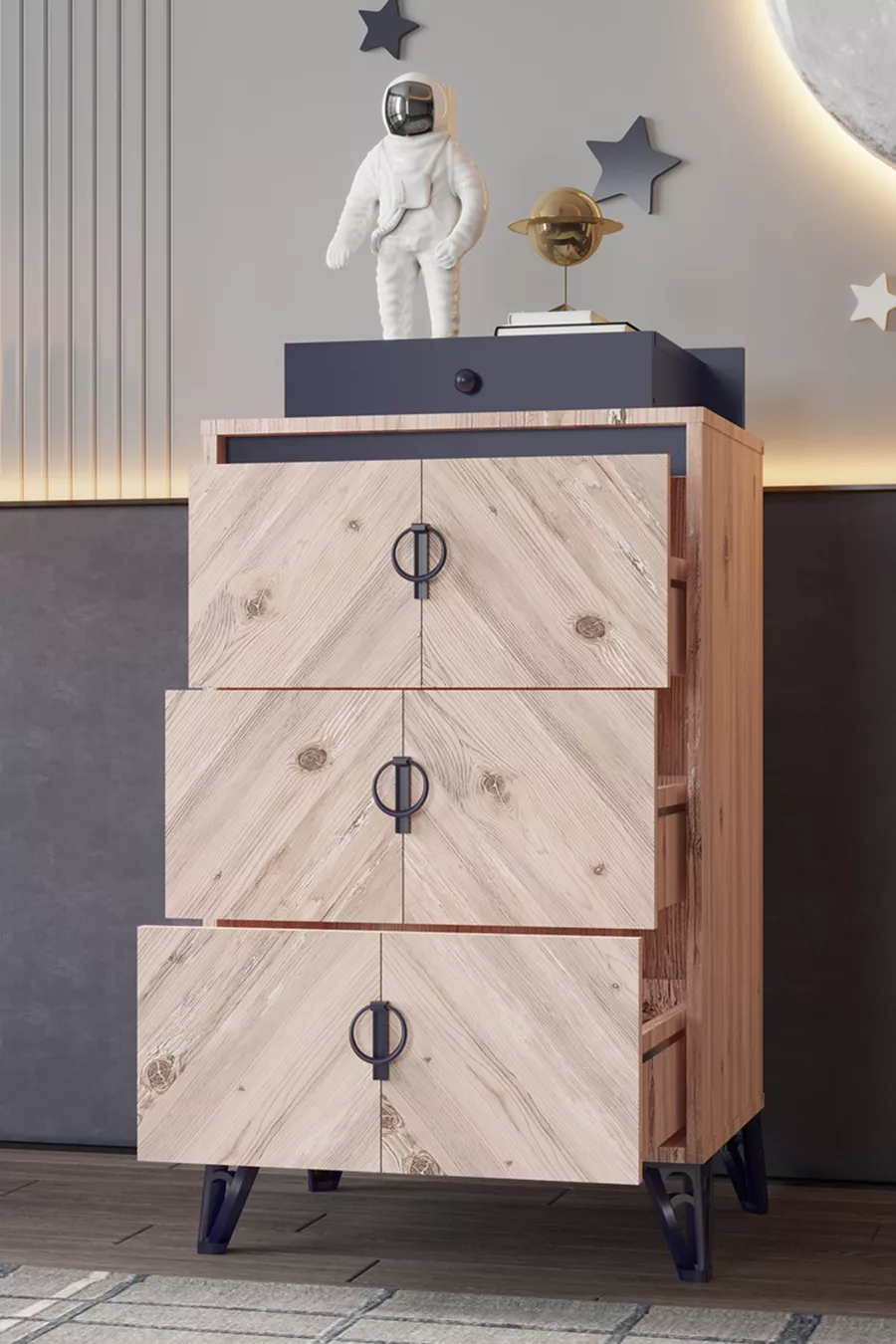 Arda Genç & Kinderkamer Set Atlantische Den / Donkerblauw