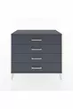 Commode Hyperion 4 tiroirs Anthracite-Anthracite